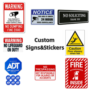 Halaman taman luar ruangan kampanye terbaik pernah Adt stiker papan grommet untuk halaman tidak ada parkir dengan tonggak - Product Image 2