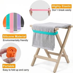 Bandes en caoutchouc <span class=keywords><strong>de</strong></span> <span class=keywords><strong>silicone</strong></span> écologiques et non toxiques, couleur personnalisée pour <span class=keywords><strong>salle</strong></span> <span class=keywords><strong>de</strong></span> <span class=keywords><strong>bain</strong></span>, cuisine, sangle <span class=keywords><strong>de</strong></span> carnet, fixation d'outils, cuisine - Product Image 2