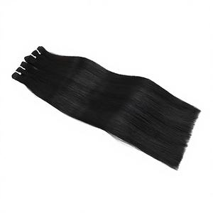 Extensions de cheveux humains vierges Xuchang 12A double drawn, bouclés, pour tresses bohèmes et tissage de cheveux crépus bouclés - Product Image 2