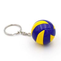 ZP-Wholesale 3D Soft PVC Goma Deportes Llaveros Logotipo personalizado Durable Mini Ball Llavero para fanáticos del fútbol y eventos promocionales