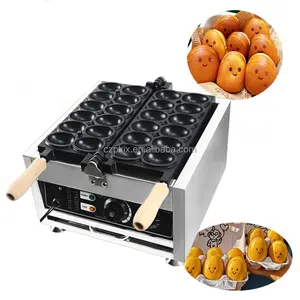 Ticari elektrikli üreticiler gülümseyen yumurta waffle makinesi Pops Mini yumurta kabarcıklı Waffle makinesi