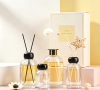 Bouteille vide en gros pour diffuseur de parfum sans flamme, diffuseur à bâtonnets sans flamme pour chambre et salon