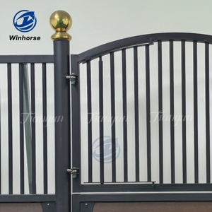 Beliebt im Nahen Osten Elegante modulare Pferdes tall platten Verzinkte Bambus füllung Pferdes tall fronten für Rennbahn ställe - Product Image 4