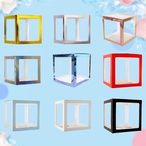 Fancy 4 piezas oro rosa azul caja de globos con letras BABY LOVE fiesta decoración <span class=keywords><strong>regalo</strong></span> Idea Babyshower cumpleaños fiesta suministros - Product Image 3