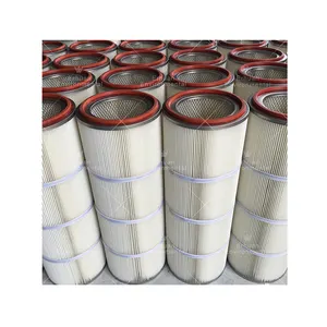 Powder Coating Cartridge Erhuan Cellulose Paper Air Filter Pleated Paper Air Dust Filter