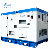 Générateur diesel silencieux triphasé à démarrage automatique et à distance, 250 kVA, 1800 tr/min et ATS
