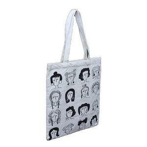 Bolsa de Algodón con Diseño de Logotipo: Bolsa de Lona Negra, Blanca, Rosa y de Color Natural con Logotipo Impreso y Cremallera - Product Image 6