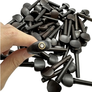 4 Pièces Chevilles <span class=keywords><strong>de</strong></span> <span class=keywords><strong>violon</strong></span> en ébène à œil <span class=keywords><strong>de</strong></span> poisson, ensemble d'accessoires pour <span class=keywords><strong>violon</strong></span> - Product Image 2
