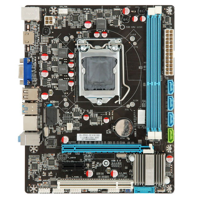 Factory Price Offer Hot Sale I3 I5 I7 Desktop H55 H61 B75 Motherboard with Ddr3 Ram