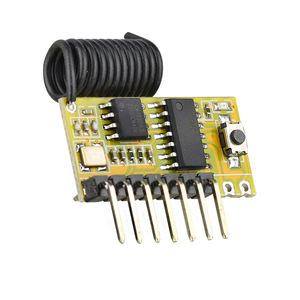 433 मेगाहर्ट्ज रिमोट कंट्रोल स्विच अल्ट्रा हेटरोडाइन डिकोडिंग और रिसीविंग मॉड्यूल डोर बेल, अलार्म, डोर लॉक के लिए रिमोट रिसीवर - Product Image 1