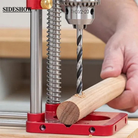 Localisateur de perçage réglable pour le travail du bois, mini perceuse d'établi, localisateur de poinçonnage réglable
