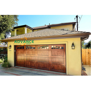Fabricant américain moderne de voitures doubles avec portes de <span class=keywords><strong>garage</strong></span> en <span class=keywords><strong>bois</strong></span> massif en chêne blanc et fenêtres en perspective - Product Image 6