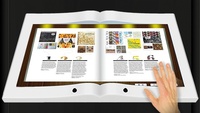 Bibliothèque du musée Kiosque de lecture de livres en libre-service Lumière LED E-Directory Détecteur de mouvement Projection publicitaire interactive virtuelle