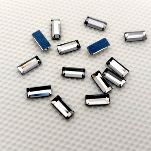 Piedras de Cristal Termoadhesivas Rectangulares de Alta Calidad Directo de Fábrica, 100 Unidades, para Decoración de Calzado - Product Image 2