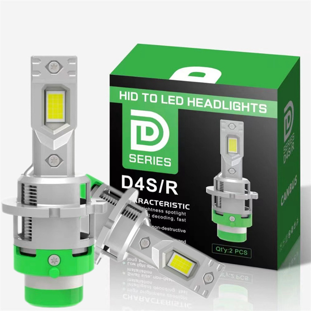Wholesale D2S HID Xenon to LED Headlights 55W 8600LM D2S D2R D4S D4R Canbus Car LED Headlight Bulbs for hid Projector