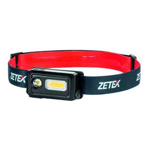 Lampe frontale Zetex 200 lumens, lumière LED rechargeable, camping en plein air, randonnée - Product Image 1