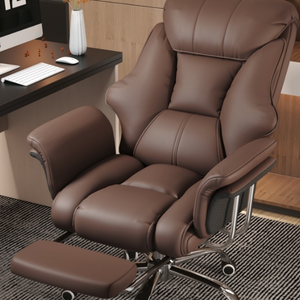 Hochwertiger Moderner Luxus-Leder-Massagestuhl Ausziehbar Drehbar Verstellbar Ergonomischer Chefsessel mit Verstellbaren Armlehnen - Product Image 4