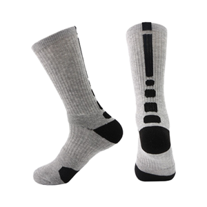 Vớ thể thao chất liệu Terry dày cao cấp bán buôn, dành cho đội bóng rổ tập luyện, bo gấu tùy chỉnh, thích hợp cho mùa xuân - Product Image 3