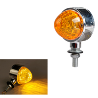 Feu arrière universel à LED rouge chromé et feu de position latéral IP 65 étanche nouvel état pour remorque de camion DC 12V-24V