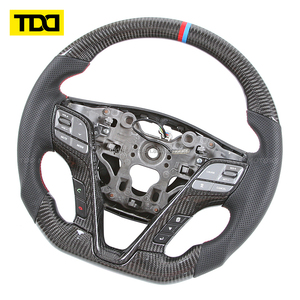 Volante de Fibra de Carbono Real TDD Compatible con Hyundai Palisade, SantaFe, Tucson, Encino, I30, I10, Veloster, Mistra - Product Image 2