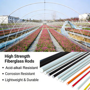 ग्रीनहाउस सुरंग फ्रेम ग्लास फाइबर रॉड उच्च शक्ति संयंत्र ढेर छोटे कृषि ग्रीनहाउस फ्राप - Product Image 3