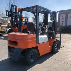 Chinese Four Wheel 3 Ton Diesel Forklift EPA <b>Engine</b> Fork <b>Lift</b> Three Stage Mast All-Terrain Mini Small off Road Forklifts - Product Image 6