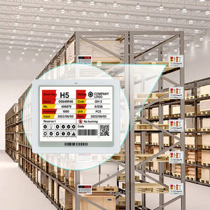 Etiquetas Electrónicas de Estante con Pantalla de Tinta Electrónica de 2.13, 2.6 y 2.9 Pulgadas, con Sistema de Estanterías ESL para Almacén - Product Image 1