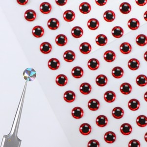 Pegatinas de Ojo de Pez Biónico de Resina Epoxi Su Yi, Láser 3D, 4mm 5mm 6mm 7mm, Adhesivo de Doble Capa, Señuelo de Pesca Personalizable - Product Image 3