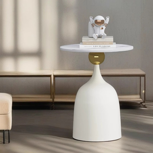 Table console moderne de luxe en pierre, réglable en hauteur, pour villa, hôtel, chambre, <span class=keywords><strong>salle</strong></span> à <span class=keywords><strong>manger</strong></span>, salon et table d'appoint de canapé - Product Image 4