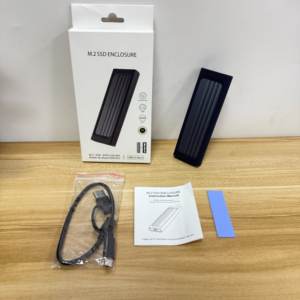 Kotak SSD M.<span class=keywords><strong>2</strong></span> Dual Protocol Mobile SSD Box USB 3.<span class=keywords><strong>2</strong></span> NVME NGFF <span class=keywords><strong>2</strong></span> in 1 Dual Protocol Dengan Pelindung Silikon - Product Image 5