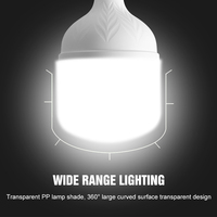 Huahuang Bon Prix Salon PBT PP 5W 10W 15W 20W 30W 40W 50W 60W E27 Ampoule LED