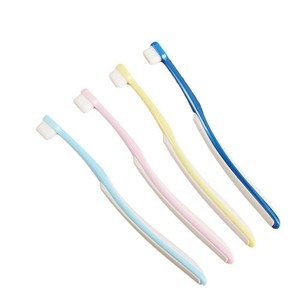 Pet Toothbrush For Cats Dogs Soft Bristles Wide Head Blue Sky Blue Pink Yellow Color PPTPR Material Grooming Tool - Product Image 1