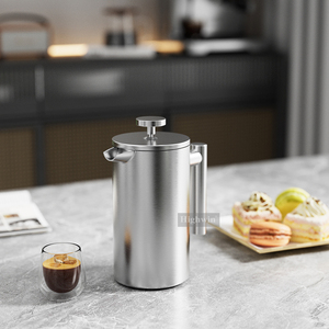 HIGHWIN Presse à café française à double paroi personnalisée en acier inoxydable, produit phare - Product Image 3