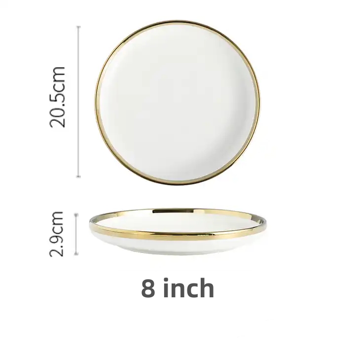 Plaque de plateau de 8 pouces