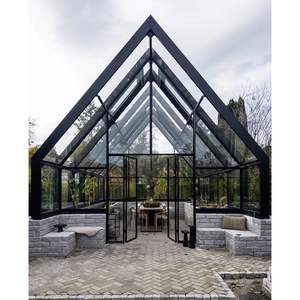 Serre en verre moderne avec cadre en aluminium, <span class=keywords><strong>solarium</strong></span> extérieur, maisons en verre autoportantes, serre préfabriquée, gazebo - Product Image 6