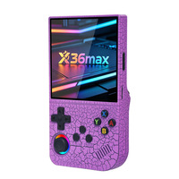 Console de jeu portable X36max, écran HD 4 pouces, joystick rétro 3D, lecteur de jeux portable open source de style PSP