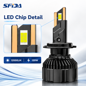 <span class=keywords><strong>หลอด</strong></span>ไฟหน้า LED V18 120W, H4 H7 <span class=keywords><strong>H11</strong></span> 9005 9006 ท่อทองแดงสามเส้น 12000LM, <span class=keywords><strong>หลอด</strong></span>ไฟหน้ารถยนต์ LED กำลังสูง สว่างพิเศษ - Product Image 5