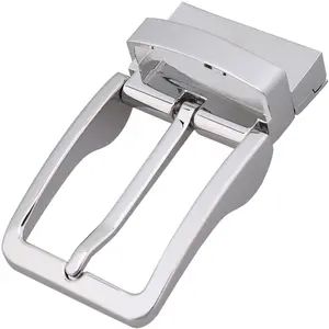 Los hombres al por mayor de las mujeres es sólido hebilla de cinturón Reversible hebilla reemplazo fácilmente Reversible de hebilla - Product Image 1