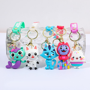 Llavero <span class=keywords><strong>de</strong></span> <span class=keywords><strong>Gabby</strong></span>'s Dollhouse, Figura <span class=keywords><strong>de</strong></span> Gato Sirena, Clip para Bolsa, Regalo - Product Image 3