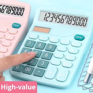 <span class=keywords><strong>Calculatrice</strong></span> vocale à calendrier à 12 chiffres, alimentée par piles AAA, en plastique, haute esthétique, pour étudiants et usage professionnel (vente en gros) - Product Image 4