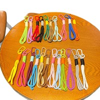 Lanière de poignet en nylon tressé coloré en gros avec mousqueton pour clés, badges d'identification, téléphones portables – Multifonctionnelle et portable