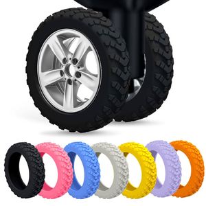 Nouvelles protections de roues de valise en silicone améliorées, lot de 8 - Product Image 1
