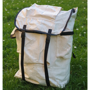 Sac à dos en toile de qualité supérieure, vente en gros, avec option de taille, de couleur et de logo personnalisés - Product Image 3