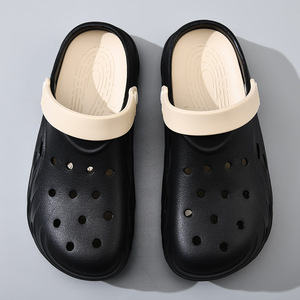 Sandalias Crocs para Hombre con Suela Gruesa para Aumentar la Altura, Antideslizantes, Transpirables, con Suela de EVA, para Playa y Uso en Exteriores de Verano - Product Image 2