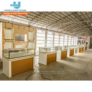 Venta al por menor de belleza Perfume escaparate de la exhibición de la tienda de muebles Vitrine <span class=keywords><strong>Quiosque</strong></span> mesa de exhibición de Perfume de vidrio del Gabinete de exhibición - Product Image 3