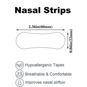 Premium Niet-Geweven Huisdiermateriaal Ce Gecertificeerde Slaapstrips Ademen Waterdichte <span class=keywords><strong>Anti</strong></span> Snurk Neusstrips Voor Een Betere Adem - Product Image 3