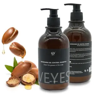 Toptan özel etiket sülfat ücretsiz Paraben ücretsiz Argan yağı saç bakımı şampuan ve saç kremi