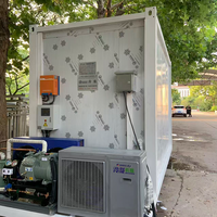Contenedor Refrigerado Solar Móvil de 20 pies, Aprobado por Bingfeng, Control Automático, Ecológico, Ahorro de Energía, Bomba de Compresor Silenciosa