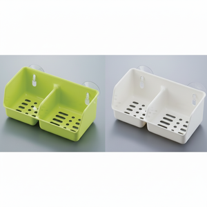 Support d'épurateur blanc avec aspiration pour porte-brosse de toilette - Product Image 1