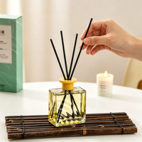 Diffuseur sans flamme d'huiles essentielles pour la maison et la chambre, désodorisant et ornement rafraîchissant pour toilettes, parfum de rotin pour bureau